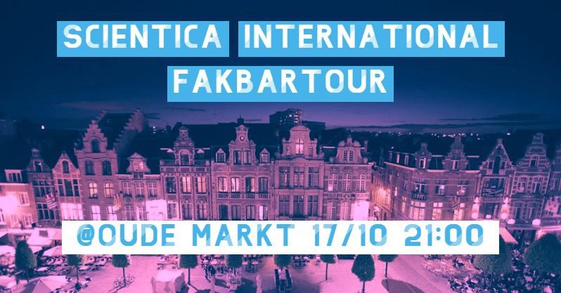 Banner fakbartocht internationaal 2019