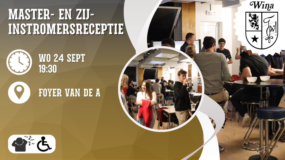 Master- en Zij-instromersreceptie